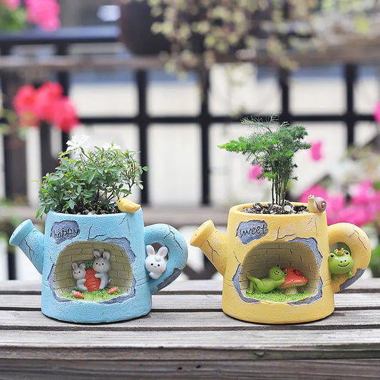 Conejitos y Ranas en el Jardín