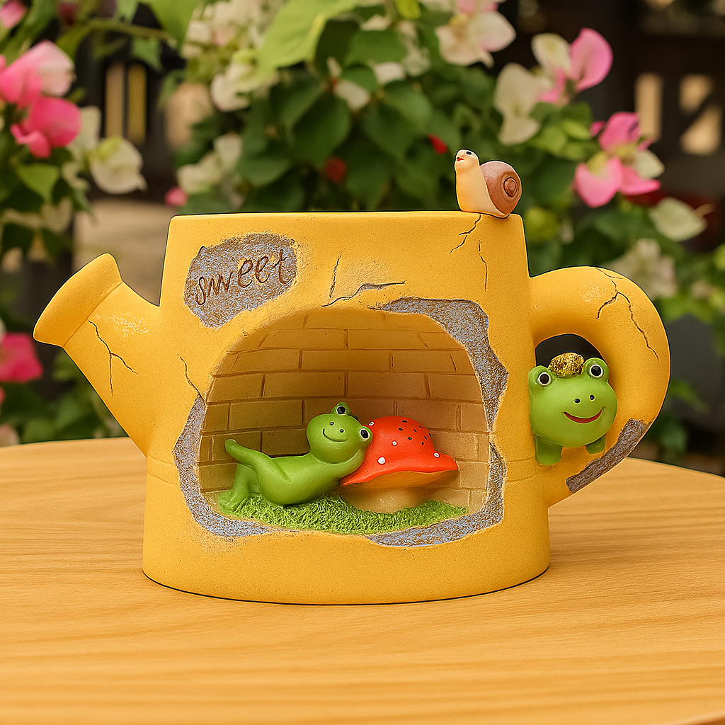 Conejitos y Ranas en el Jardín